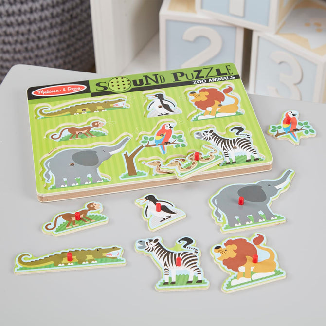 Buy Melissa & Doug Zoo Animals Sound Puzzle | Yallatoys.com