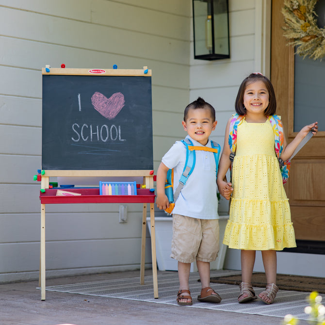 Buy Melissa & Doug Deluxe Wooden St&ing Art Easel | Yallatoys.com