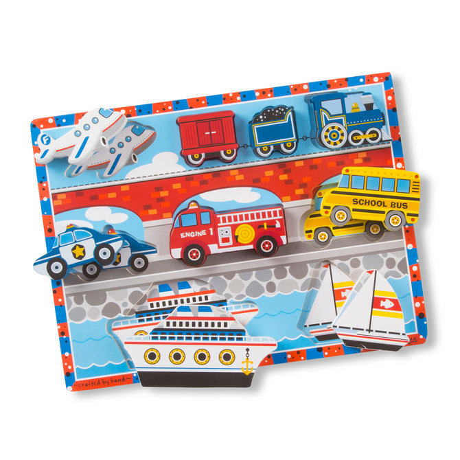 Buy Melissa & Doug Vehicles Chunky Puzzle | Yallatoys.com