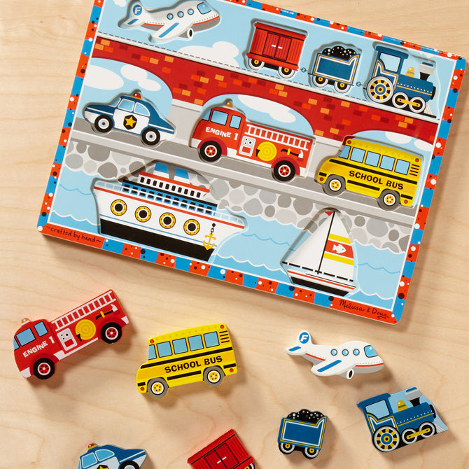 Buy Melissa & Doug Vehicles Chunky Puzzle | Yallatoys.com