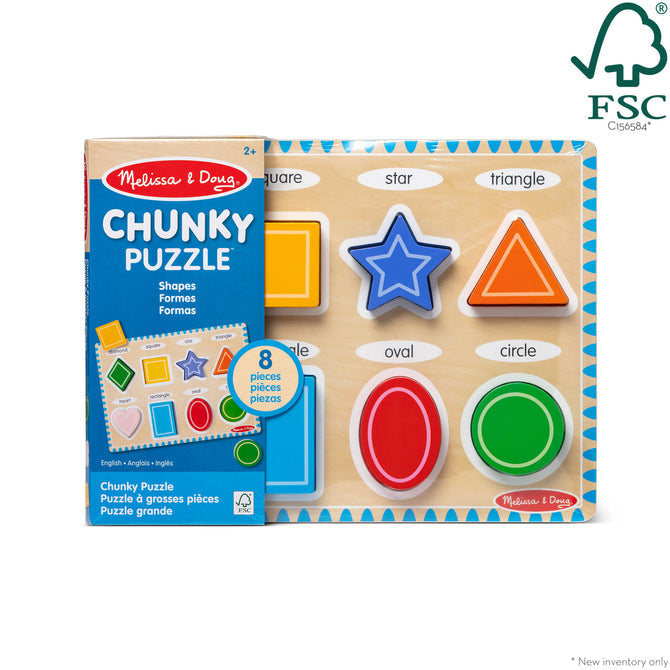 Buy Melissa & Doug Shapes Chunky Puzzle | Yallatoys.com
