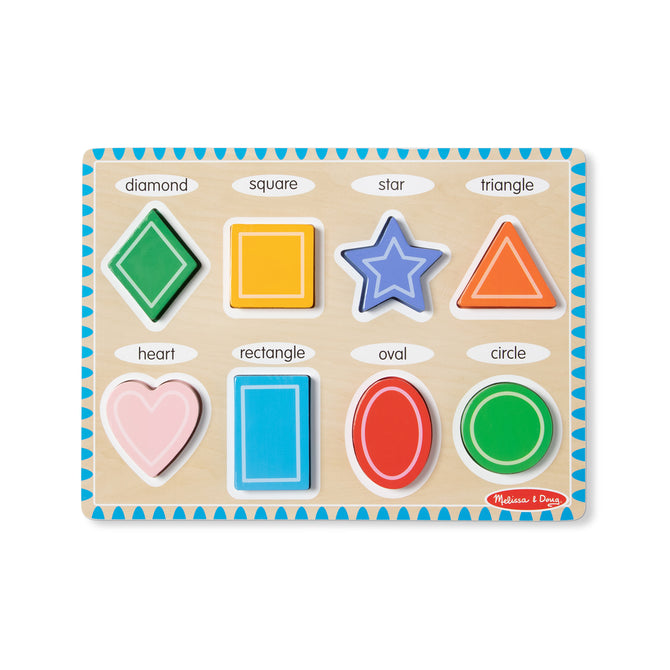 Buy Melissa & Doug Shapes Chunky Puzzle | Yallatoys.com