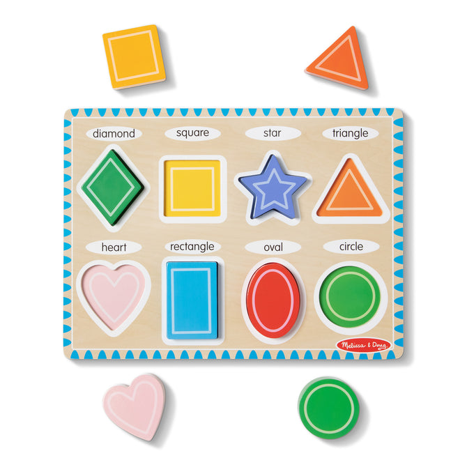 Buy Melissa & Doug Shapes Chunky Puzzle | Yallatoys.com