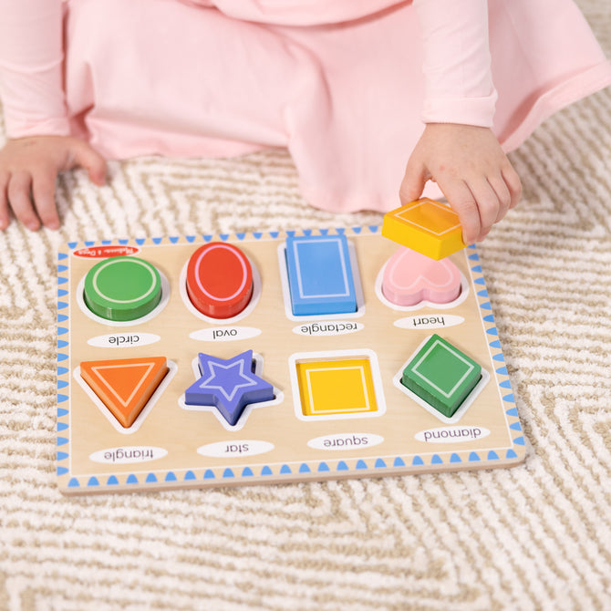 Buy Melissa & Doug Shapes Chunky Puzzle | Yallatoys.com