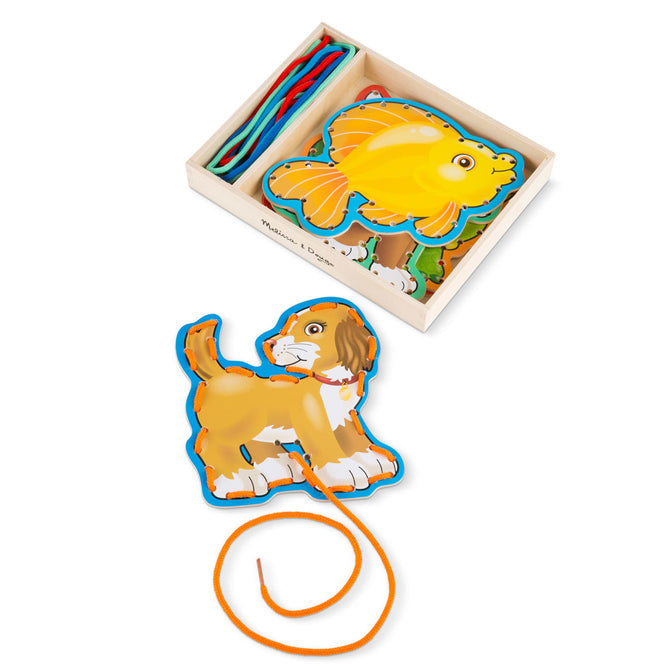 Buy Melissa & Doug Wooden Panels & Laces Pets | Yallatoys.com