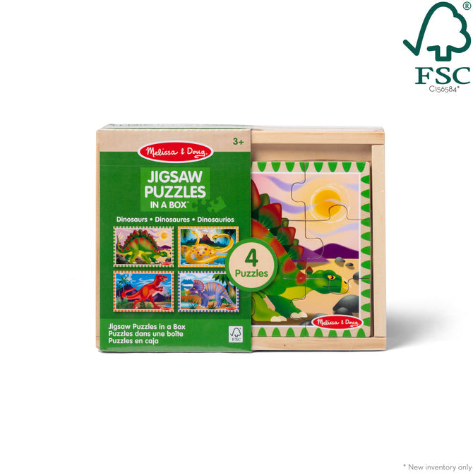 Buy Melissa & Doug Dinosaur Jigsaw Puzzles In A Box | Yallatoys.com