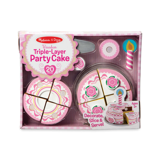 Buy Melissa & Doug Triple Layer Party Cake | Yallatoys.com