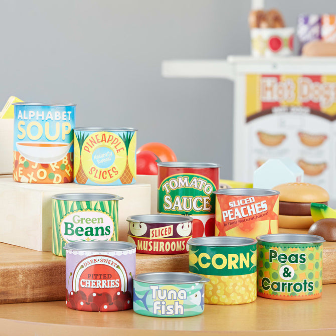 Buy Melissa & Doug Lets Play House Grocery Cans | Yallatoys.com
