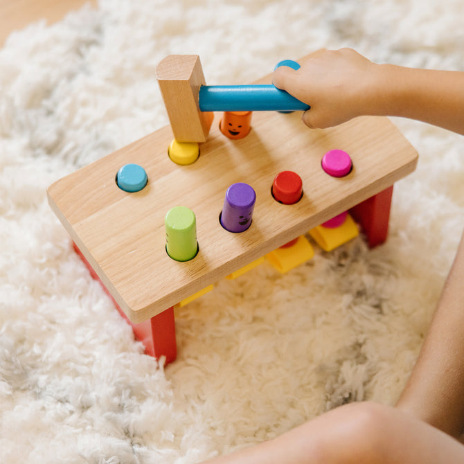 Buy Melissa & Doug Rainbow Deluxe Pounding Bench | Yallatoys.com