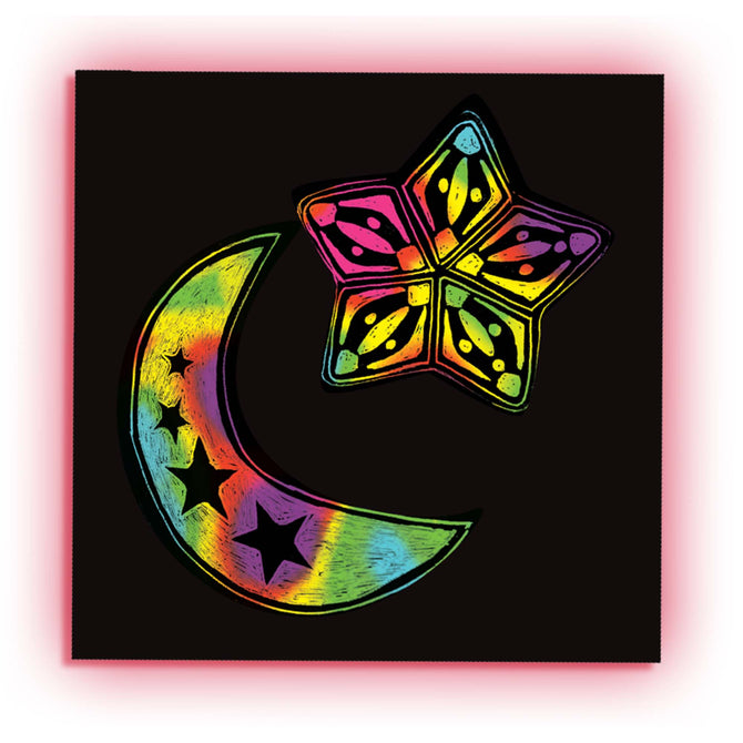 Buy Melissa & Doug Rainbow Mini Scratch Art Note Cubes | Yallatoys.com