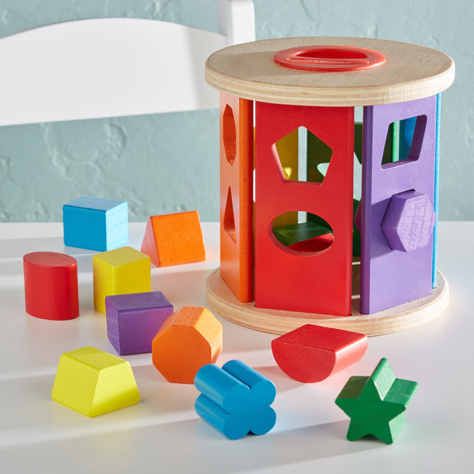 Buy Melissa & Doug Match & Roll Shape Sorter | Yallatoys.com
