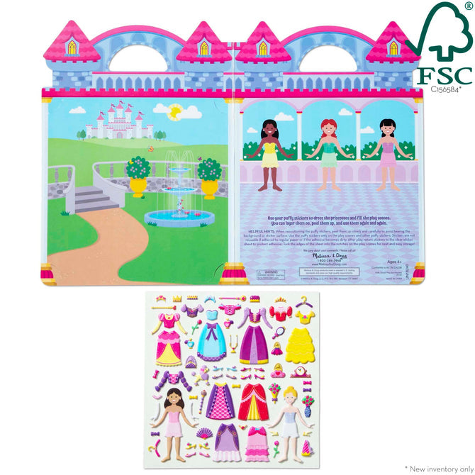 Buy Melissa & Doug Puffy Sticker Play Set Princess | Yallatoys.com