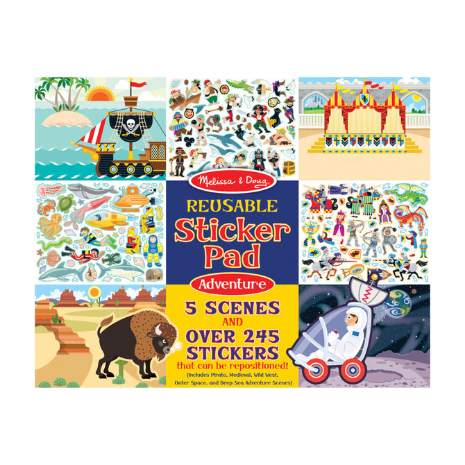 Buy Melissa & Doug Reusable Sticker Pad Adventure | Yallatoys.com