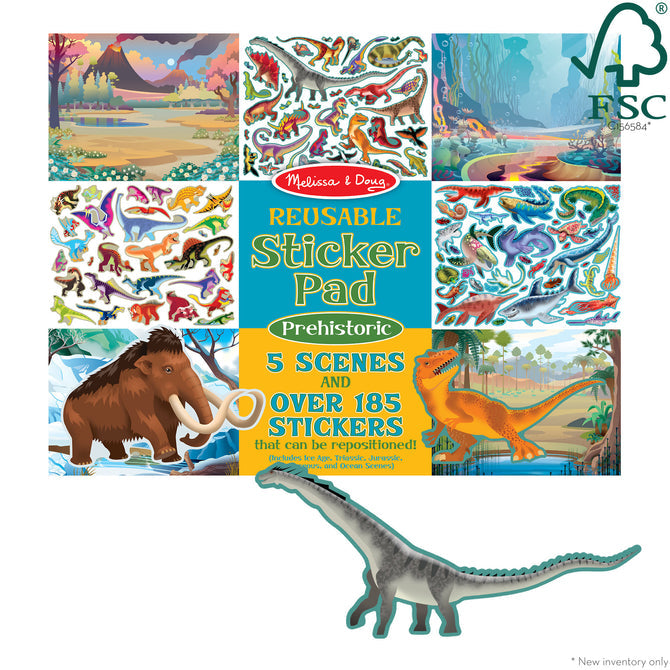 Buy Melissa & Doug Reusable Sticker Pad Prehistoric | Yallatoys.com