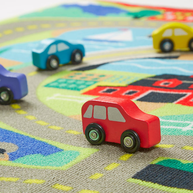 Buy Melissa & Doug Round The Town Road Rug | Yallatoys.com