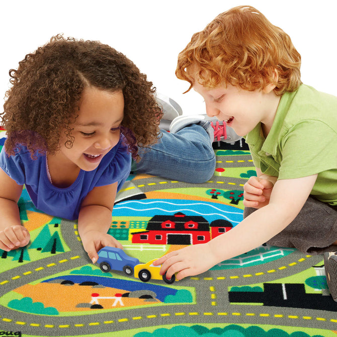Buy Melissa & Doug Round The Town Road Rug | Yallatoys.com
