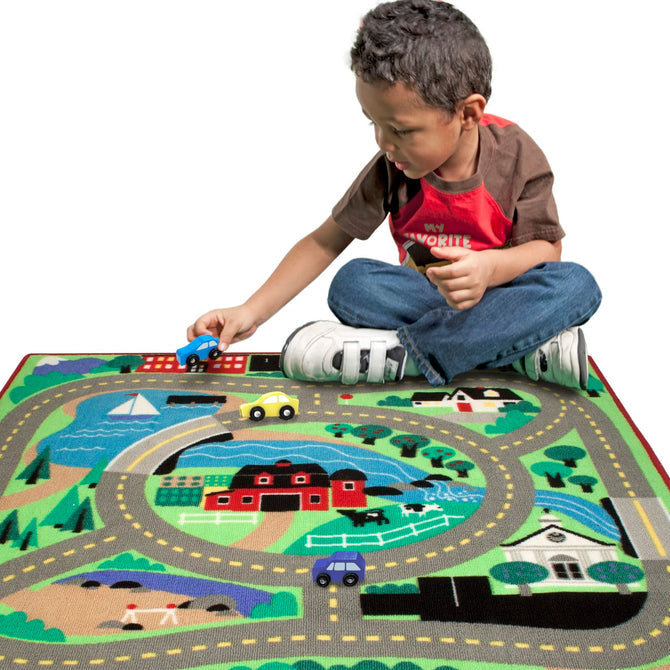 Buy Melissa & Doug Round The Town Road Rug | Yallatoys.com