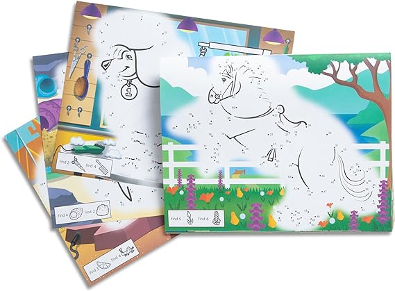 Buy Melissa & Doug 123 Dot To Dot Coloring Pads Pets | Yallatoys.com