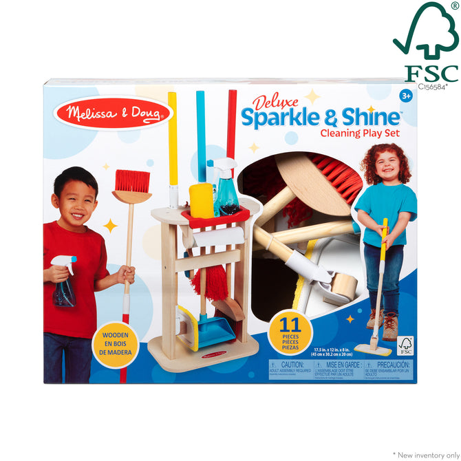 Buy Melissa & Doug Deluxe Sparkle & Shine Cleaning Play Set | Yallatoys.com