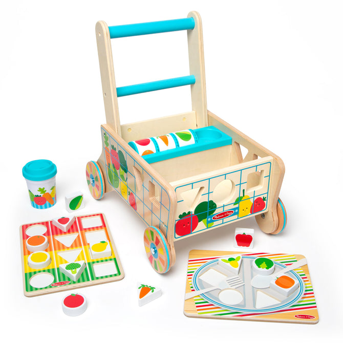 Buy Melissa & Doug Wooden Shape Sorting Grocery Cart | Yallatoys.com