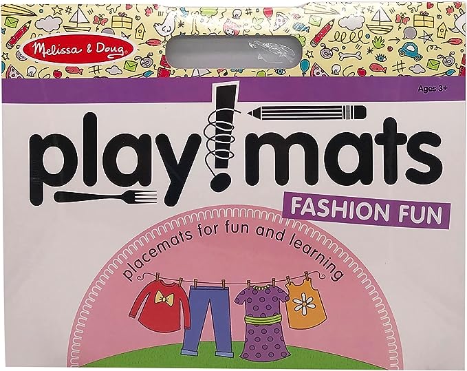 Buy Melissa & Doug Playmats Fashion Fun Coloring Book | Yallatoys.com