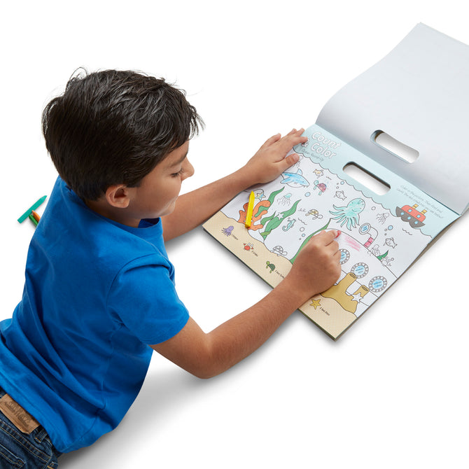 Buy Melissa & Doug Playmats Animals Coloring Book | Yallatoys.com