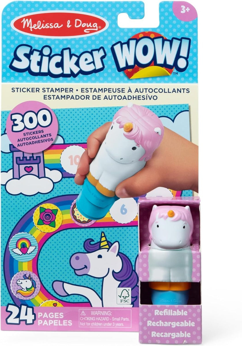Buy Melissa And Doug Sticker Wow! Sticker Stamper & Activity Pad - Unicorn | Yallatoys.com