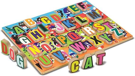 Buy Melissa & Doug Jumbo Abc Wooden Chunky Puzzle | Yallatoys.com