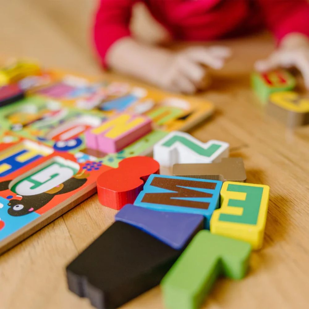 Buy Melissa & Doug Jumbo Abc Wooden Chunky Puzzle | Yallatoys.com