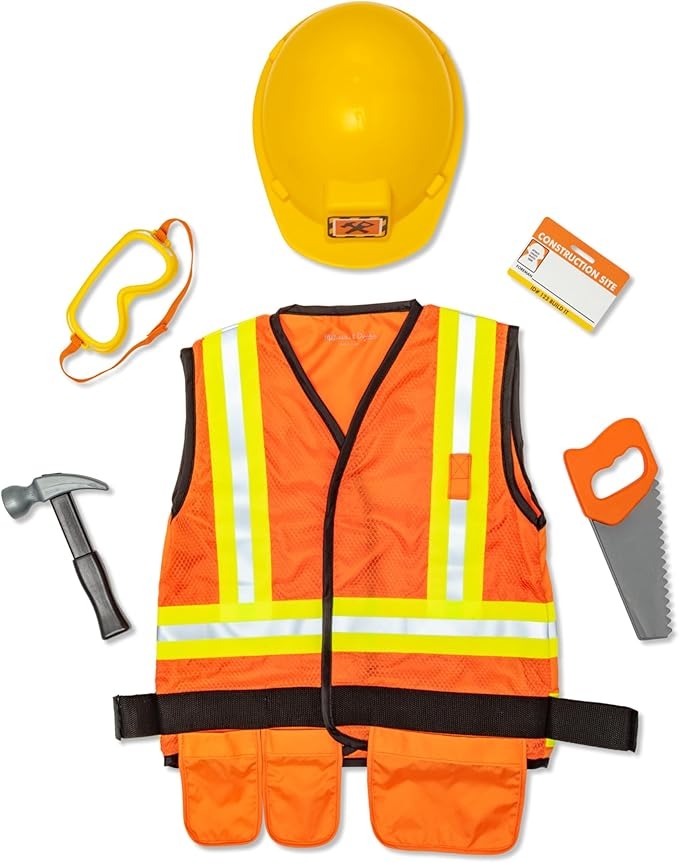 Buy Construction Worker Role Play Costume Set | Yallatoys.com