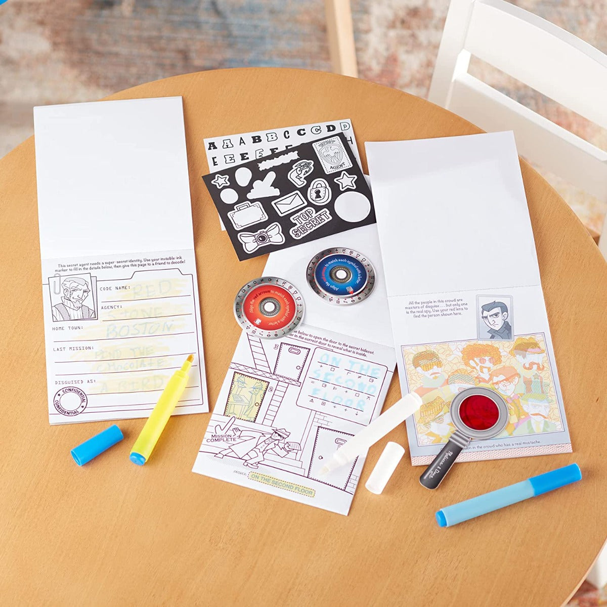 Buy Melissa & Doug On the Go Secret Decoder Deluxe Activity Set and Super Sleuth Toy Seek And Find Book | Yallatoys.com