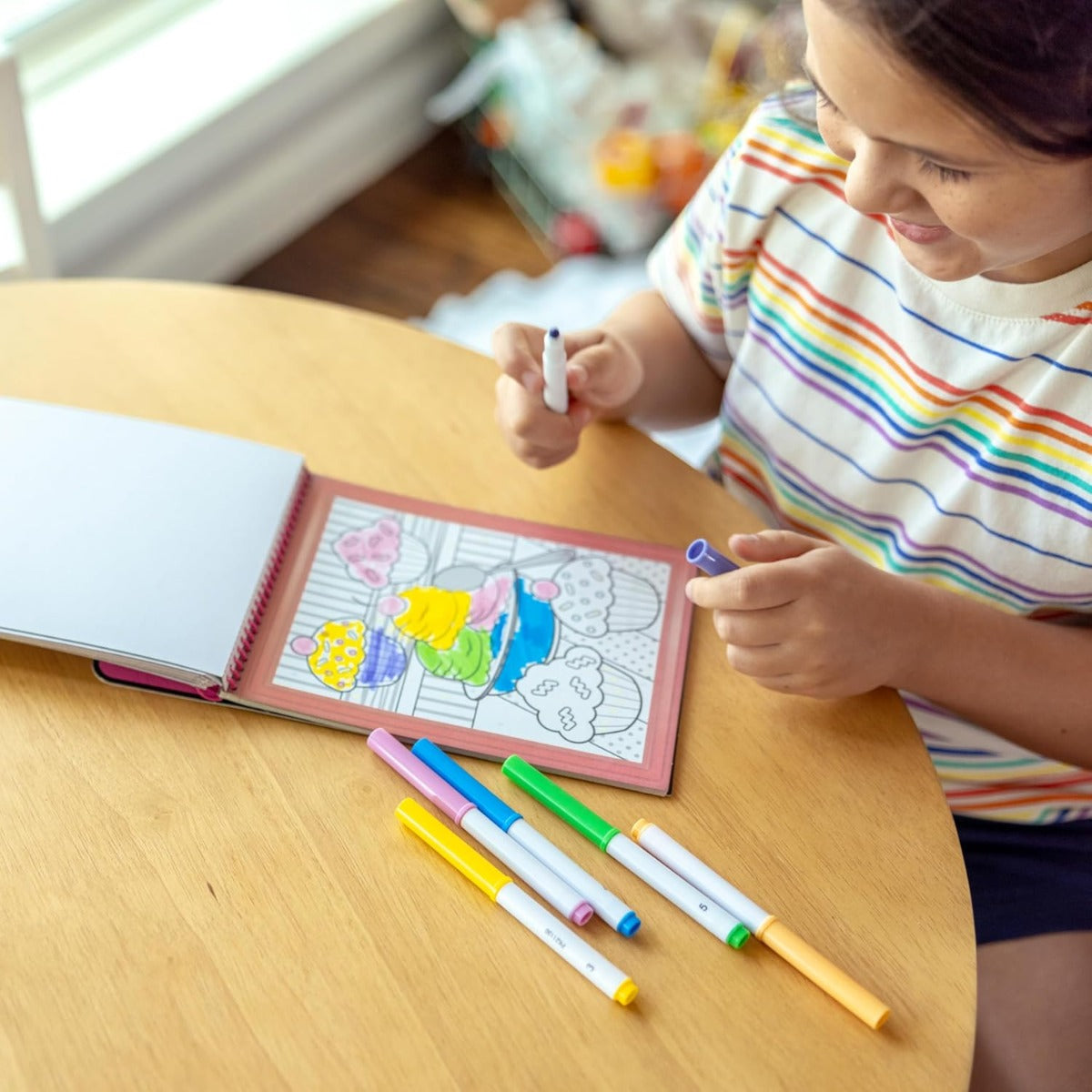Buy Melissa And Doug Color By Numbers Pink | Yallatoys.com