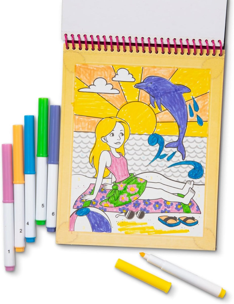 Buy Melissa And Doug Color By Numbers Pink | Yallatoys.com