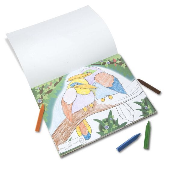 Buy Melissa & Doug Abc 123 Dot To Dot Coloring Pad Wild Animals | Yallatoys.com