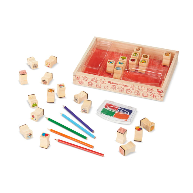 Buy Melissa & Doug Wooden Favorite Things Stamp Set | Yallatoys.com