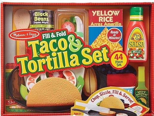 Buy Melissa & Doug Fill & Fold Taco & Tortilla Set | Yallatoys.com