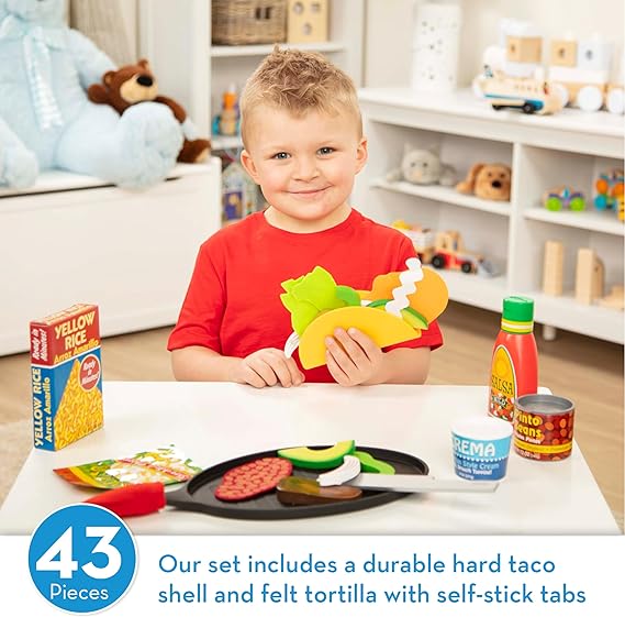 Buy Melissa & Doug Fill & Fold Taco & Tortilla Set | Yallatoys.com