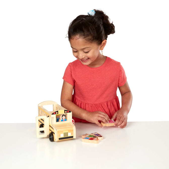 Buy Melissa & Doug Wooden Classic School Bus | Yallatoys.com