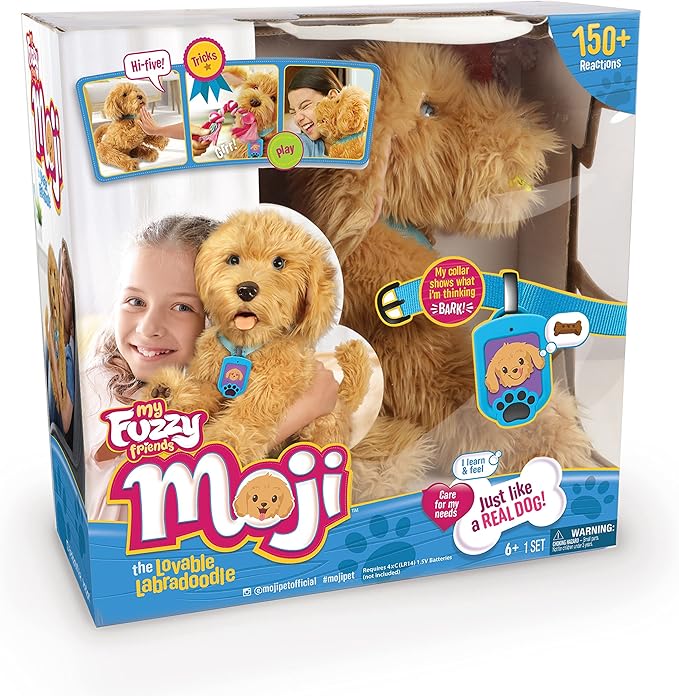 Buy My Fuzzy Friends Sky Rocket Moji Interactive Labradoodle Plush Toy | Yallatoys.com