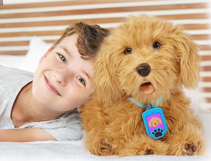 Buy My Fuzzy Friends Sky Rocket Moji Interactive Labradoodle Plush Toy | Yallatoys.com