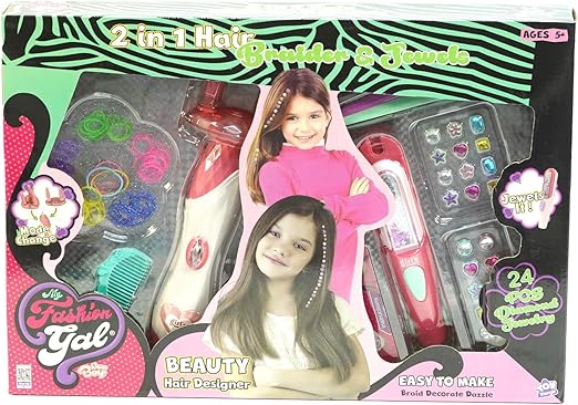 Buy My Fashion Gal 2 In 1 Hair Braider & Jewels | Yallatoys.com