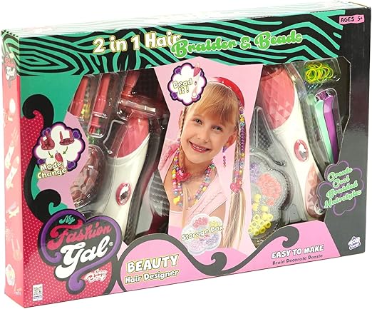 Buy My Fashion Gal 2 In 1 Hair Braider & Beads | Yallatoys.com