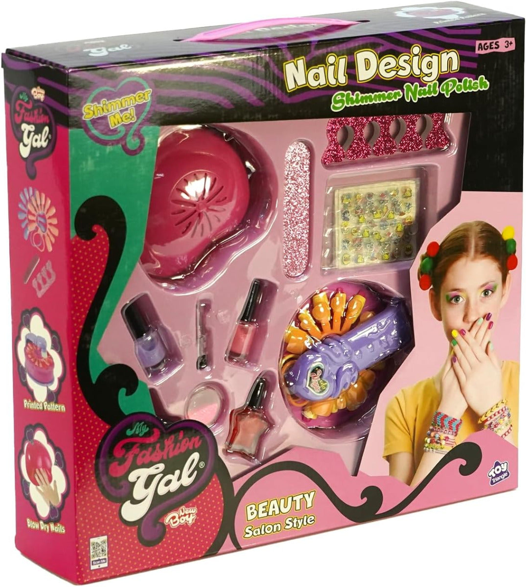 Buy My Fashion Gal Nail Design Shimmer Nail Polish | Yallatoys.com