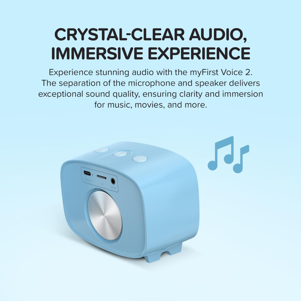 Buy myFirst voice 2 Blue | Yallatoys.com
