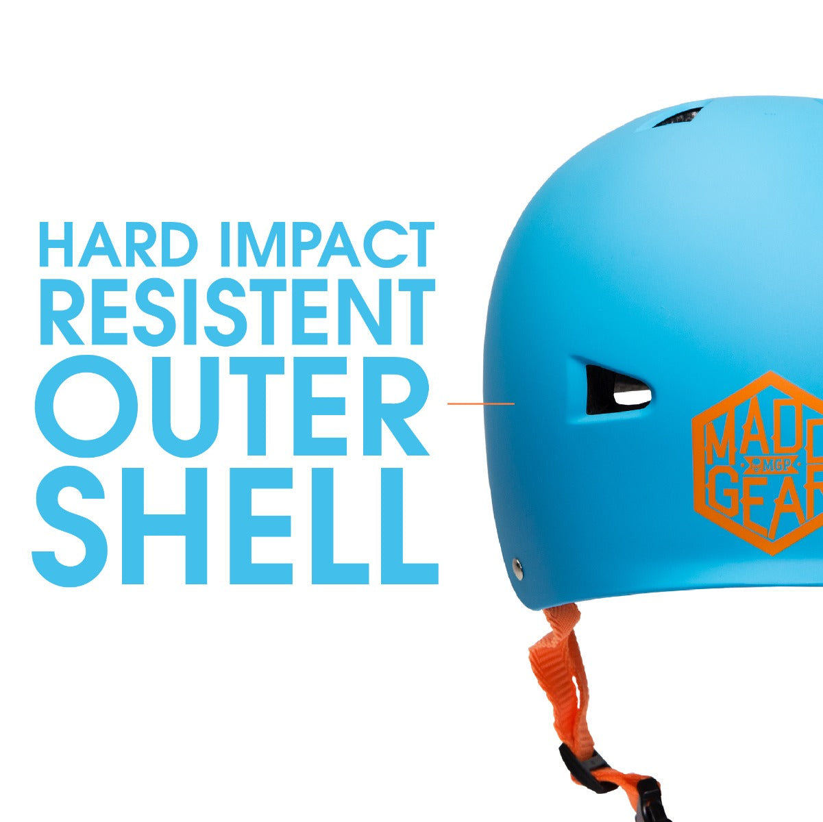 Buy Madd Gear Kids Helmet Blue Orange | Yallatoys.com
