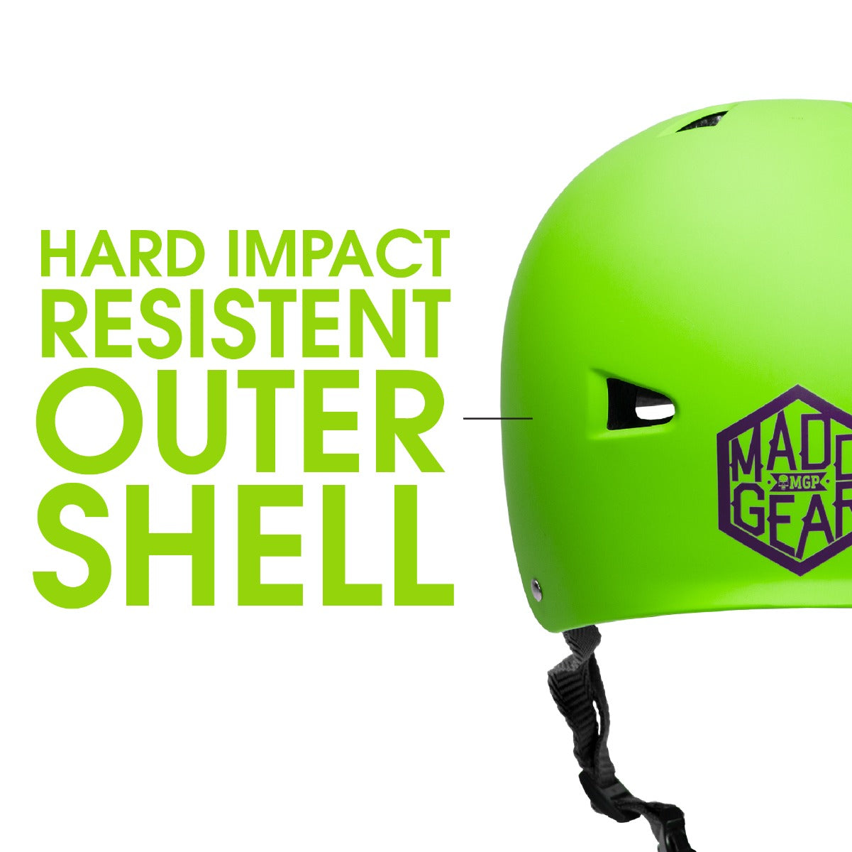 Buy Madd Gear Kids Helmet Green | Yallatoys.com