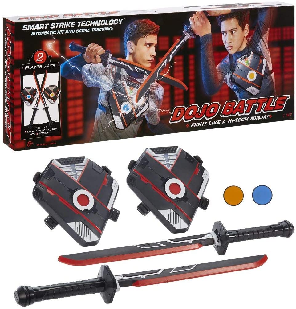 Buy Dojo Battle Electronic Battle Game With Smart Strike Technology Swords And Chest Pieces | Yallatoys.com