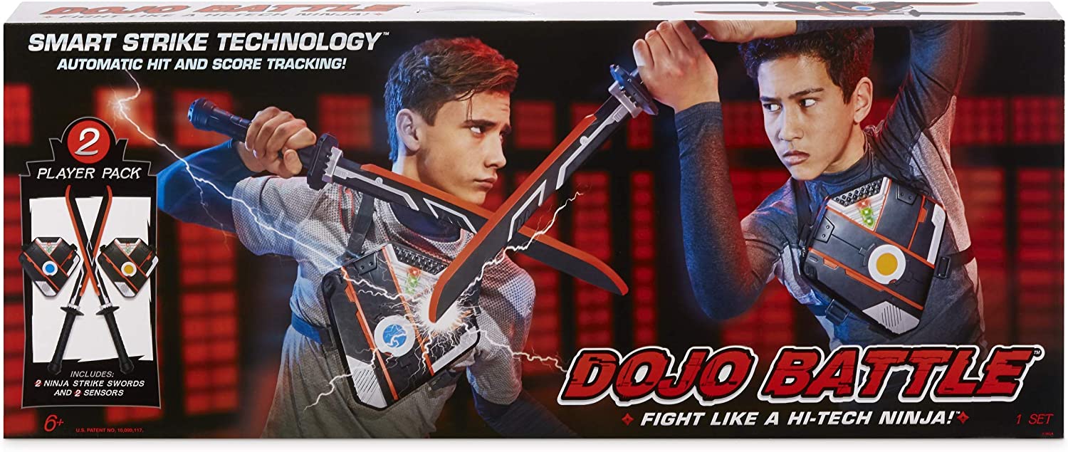 Buy Dojo Battle Electronic Battle Game With Smart Strike Technology Swords And Chest Pieces | Yallatoys.com