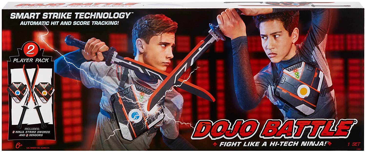Buy Dojo Battle Electronic Battle Game With Smart Strike Technology Swords And Chest Pieces | Yallatoys.com