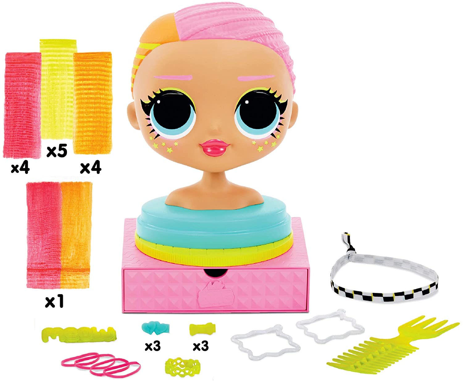 Buy LOL Surprise OMG Styling Head Neonlicious | Yallatoys.com